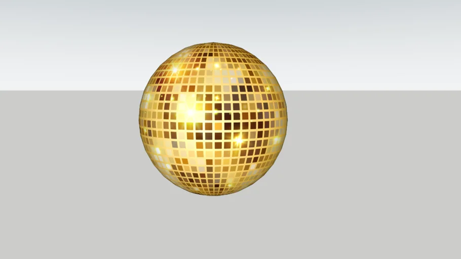Gold Disco Ball