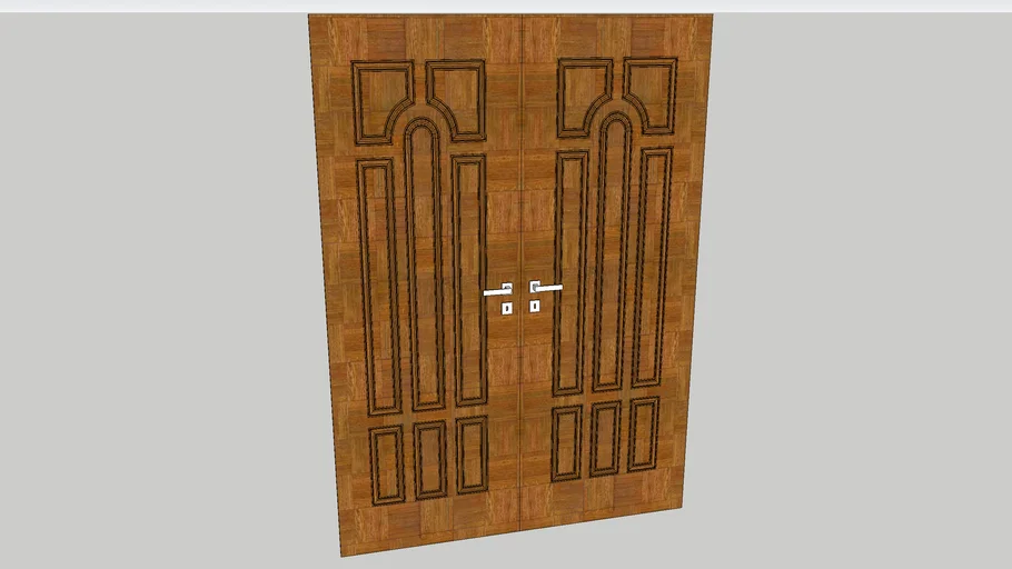 classic entrance wood door