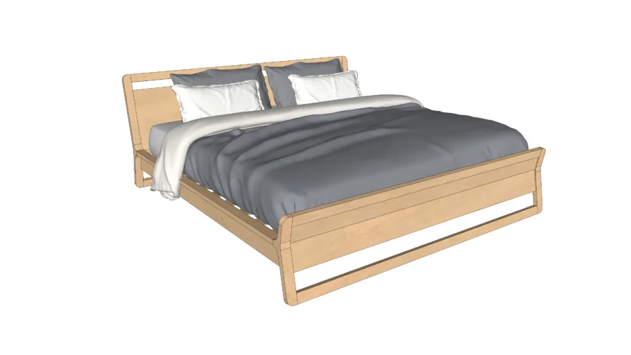 CAMA DISEÑO MADERA