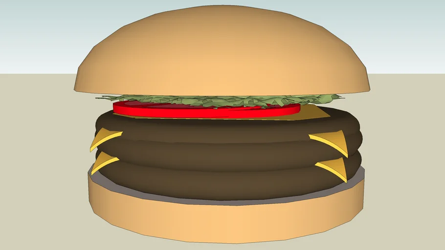 Triple Meat Triple Cheese Cheeseburger