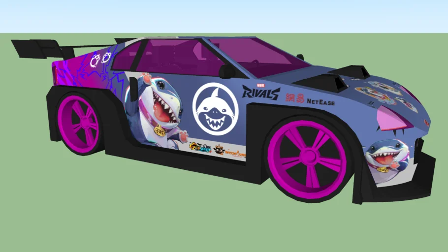 Marvel Rivals Jeff The Land Shark Car | 3D Warehouse