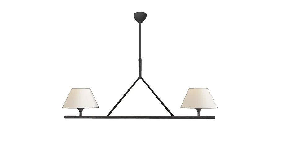 Visual Comfort - Cesta Large Linear Chandelier
