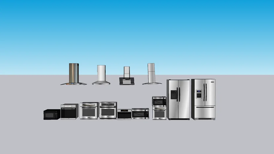kitchen-appliances-3d-warehouse