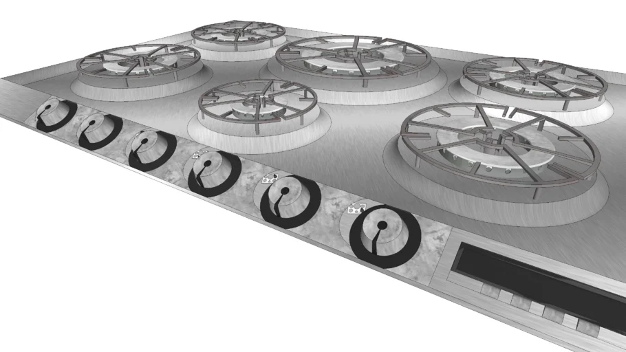 Stove - Counter Top - Hob - 6 Burner -Kitchen