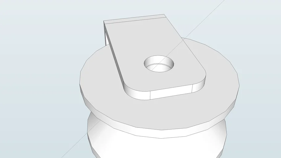 V groove gate wheel w/bracket