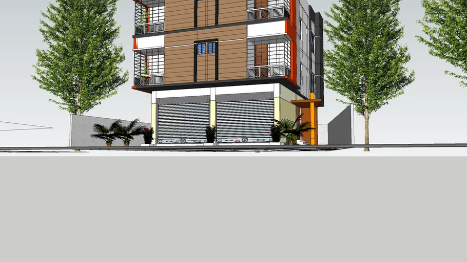 3 storey building