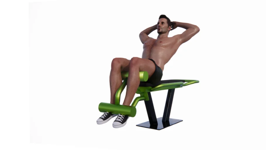 Man Doing Sit-ups