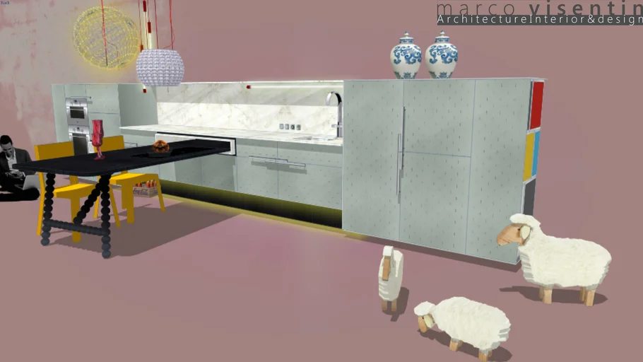 kitchen superfront - K . I . M . 0 2 - SUPERFRONT - cabinet composition