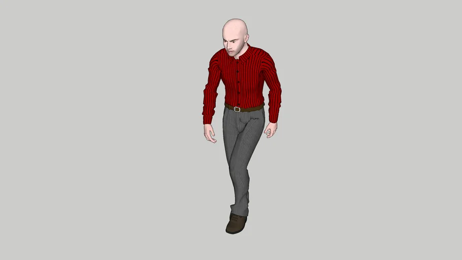 Man Walking up 01