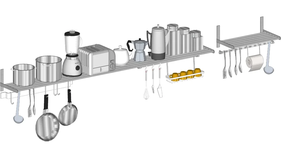 Kitchen Shelf | 3D Warehouse
