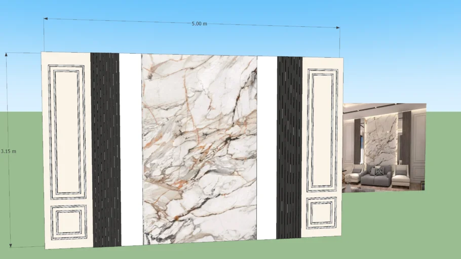 wall design 1 | 3D Warehouse