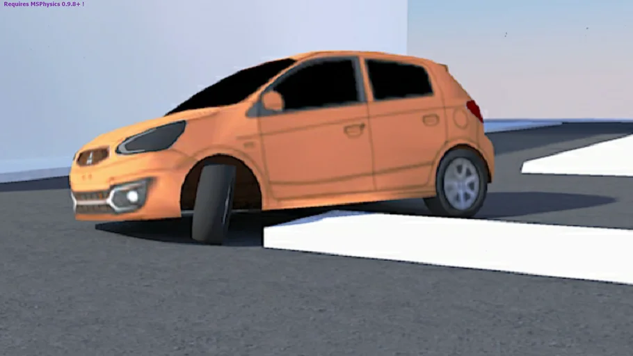 Mitsubishi Mirage MSPhysics