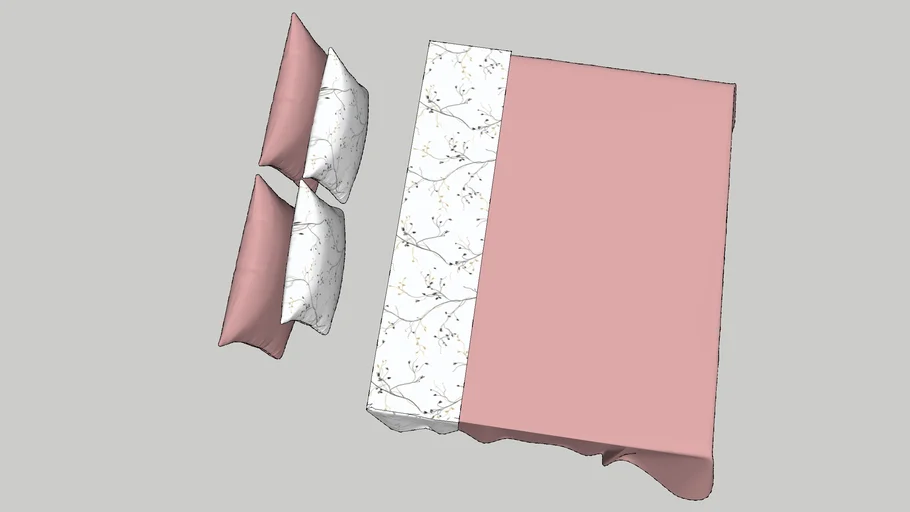 Jogo de cama casal Rosa
