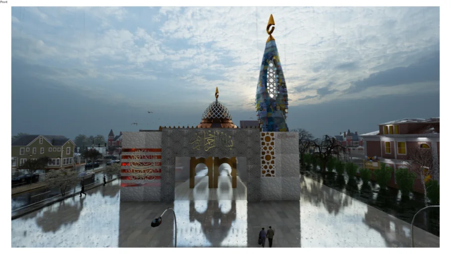 M1 MODERN MOSQUE RENDERING | 3D Warehouse