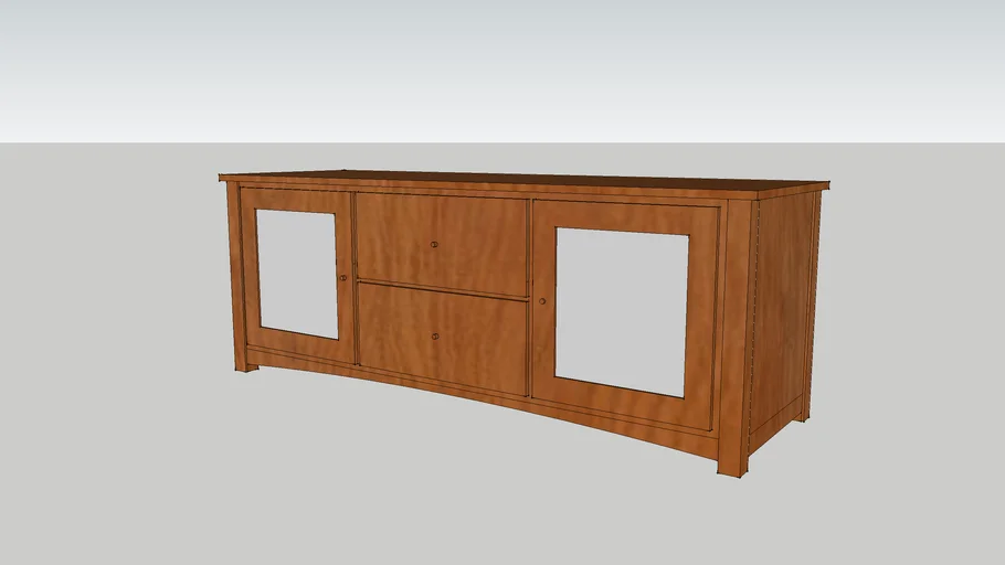 Cherry Media Cabinet