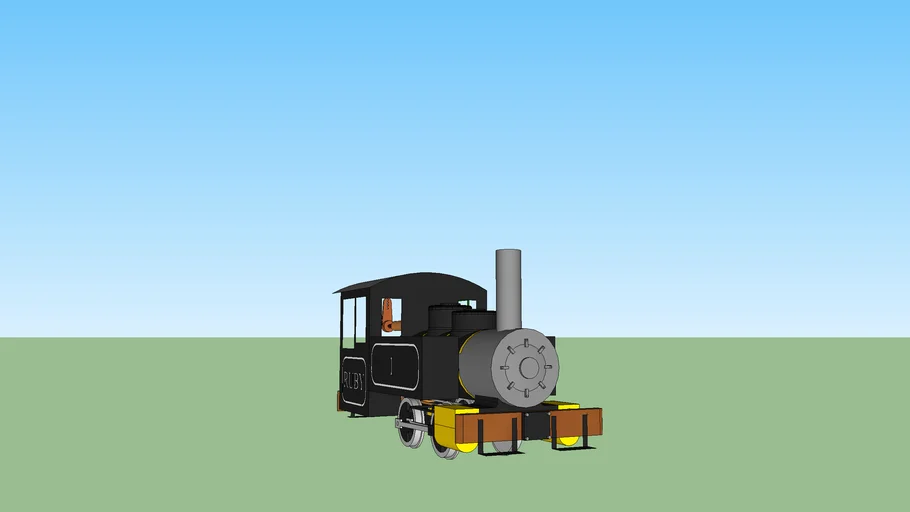 Accucraft Ruby, live steamer, g scale locomotive.