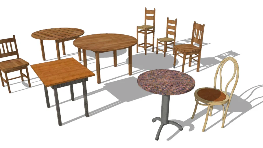 Cafe Chairs and Tables