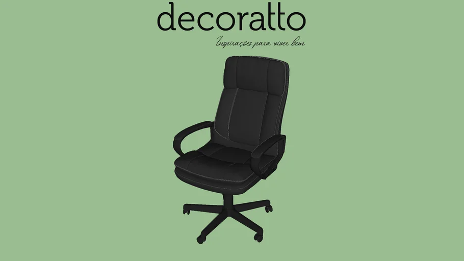 CADEIRA OFFICE DECORATTO BERMEU AMERICANA