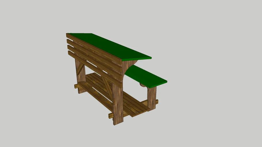 Old school desk