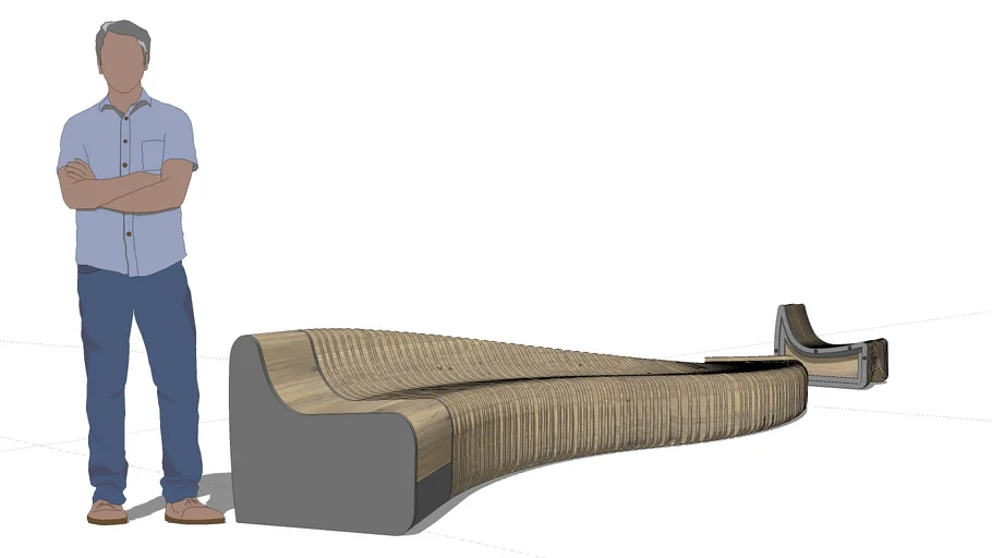 PARAMETRIC BENCH 25,8,2022 | 3D Warehouse
