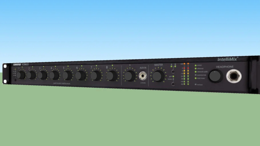 Shure SCM 820 IntelliMix Digital Automatic Mixer