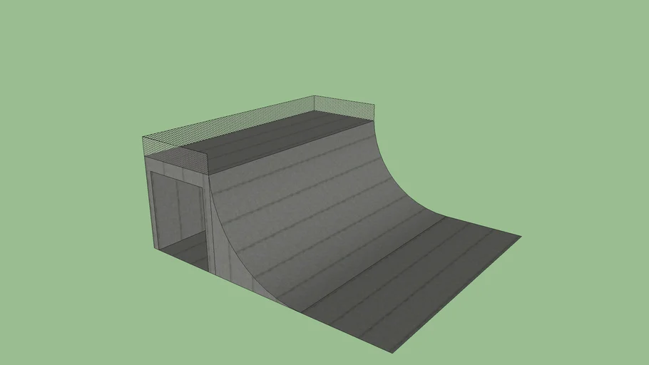 half pipe with shelter