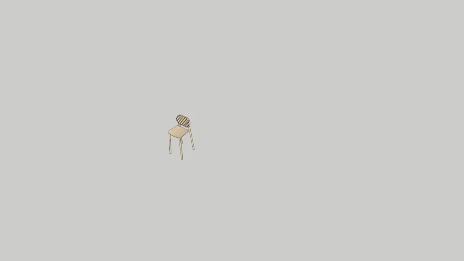 Chester stool HS l natural wood version