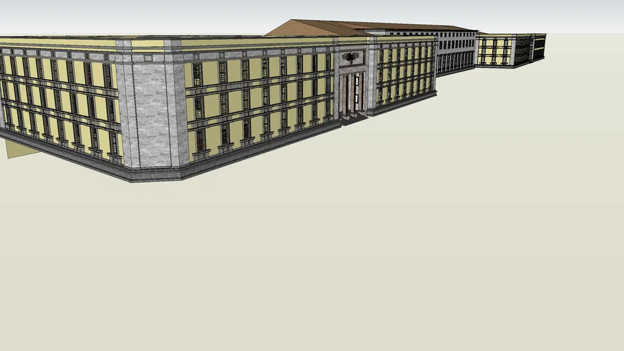 Reich Chanccelerry /  Neue Reichskanzlei / Adolf Hitler chanccellery / Kancelaria 3 Rzeszy 