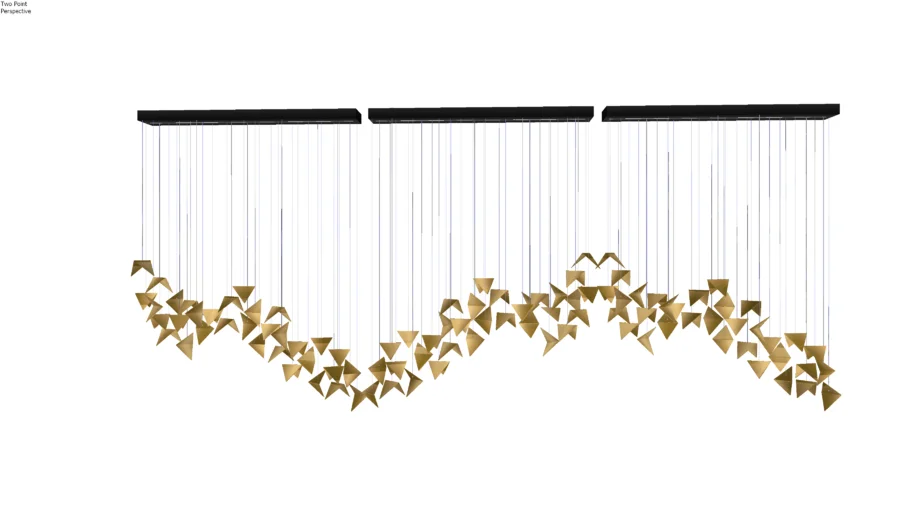 Chandelier TIDE  gold LGH0972