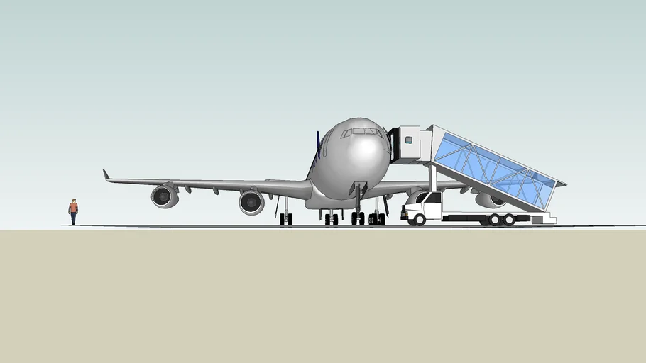 a340-300 with Interieur