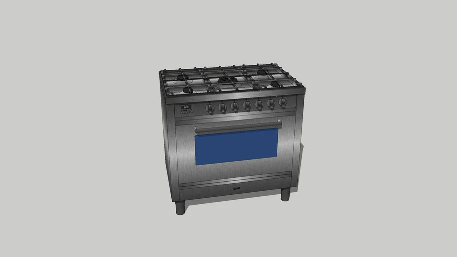 L-90CW-MP (Stainless Steel) - Chrome Handles