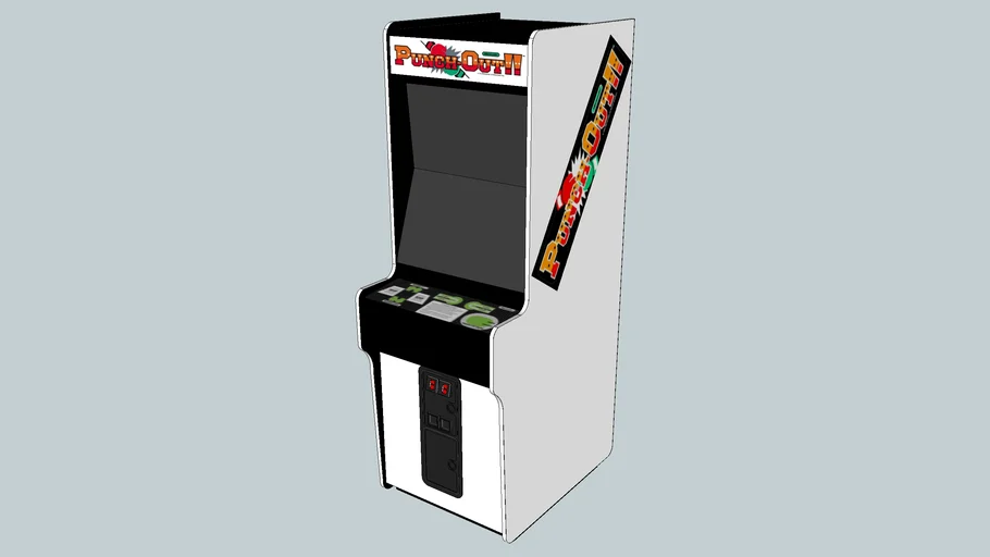 Nintendo Punch-Out!! video arcade cabinet