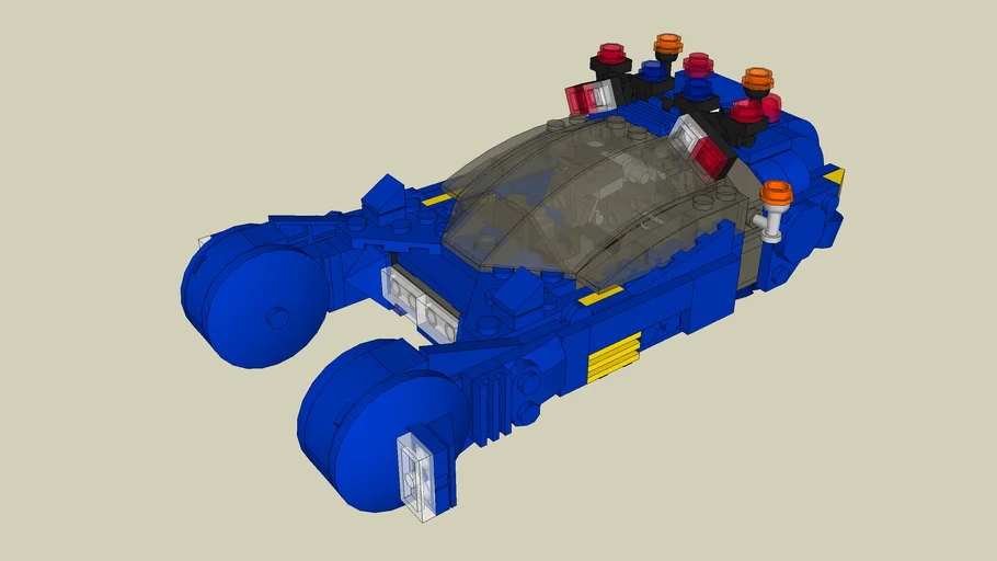 Blade Runner Spinner (Kaitimar's LEGO MOC)