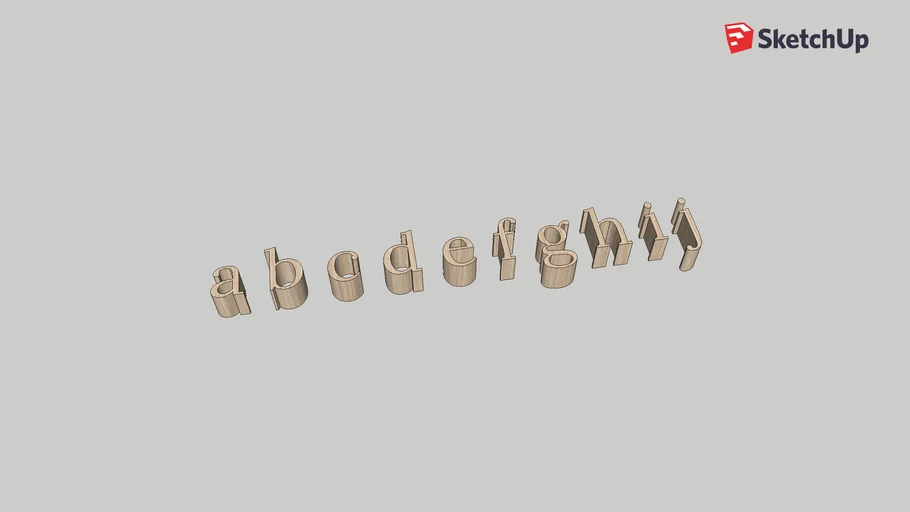 Letras 3D