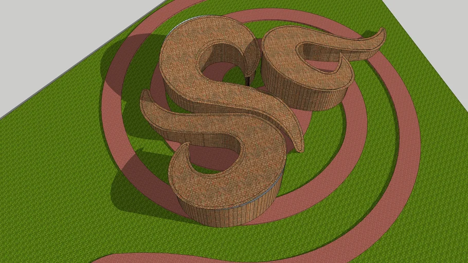 Interactive wall spiral | Kids Play Area | sAs | landscaping | Garden | Jaali