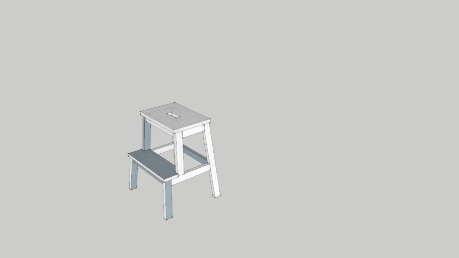 Köksstege/Pall BEKVÄM Ikea