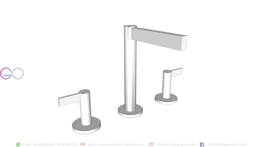 Griferia FV Novum Lollipop Lever de mesada