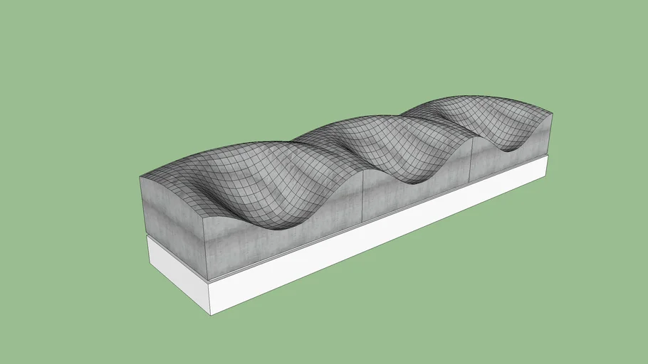 Garden Bench - Concrete idea