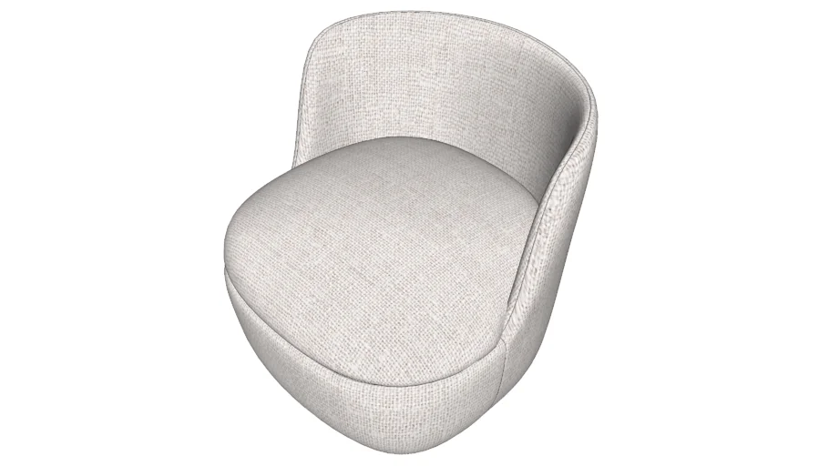 Swivel accent chair
