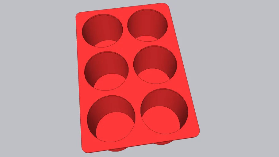Cocktail Kingdom Cylindrical Ice Tray - Red