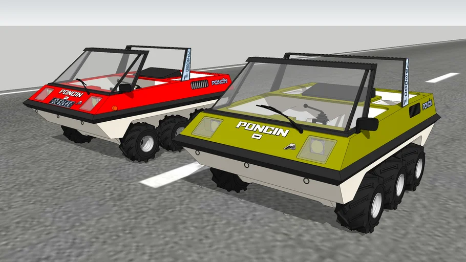 Poncin VP2000 et VP2025 ATV 6x6