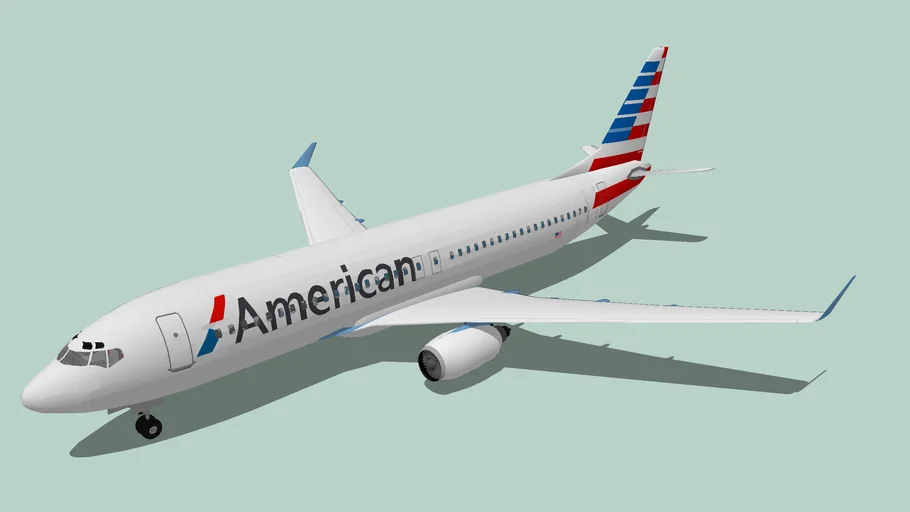 American Airlines (2014) - Boeing 737-800 (738) -  With Interior Version (5MB)