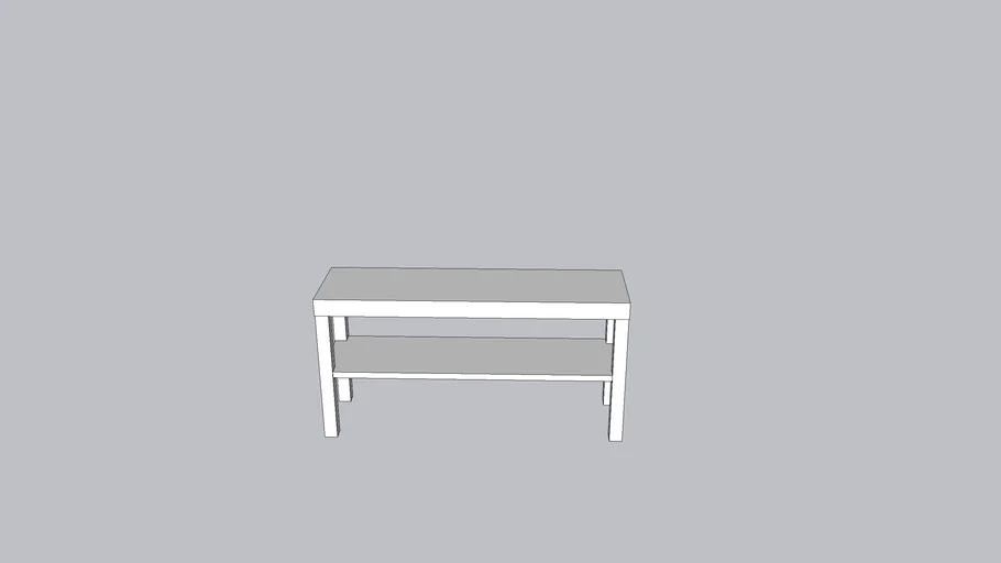 Ikea LACK TV unit, black