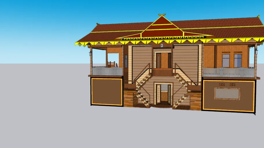 RUMAH PANGGUNG ATAP MELAYU