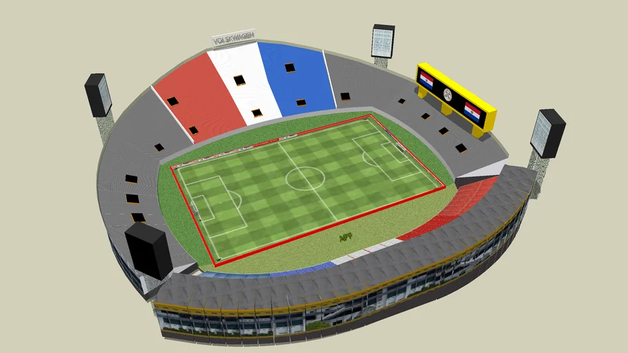 Estadio Defensores del Chaco.