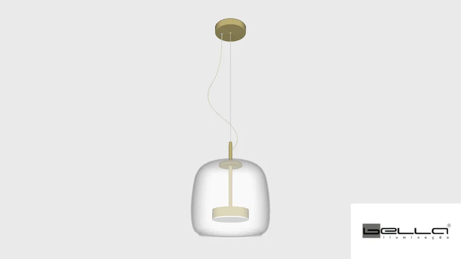 Bella+Iluminação+-+Pendente+Tempo+HM011GC