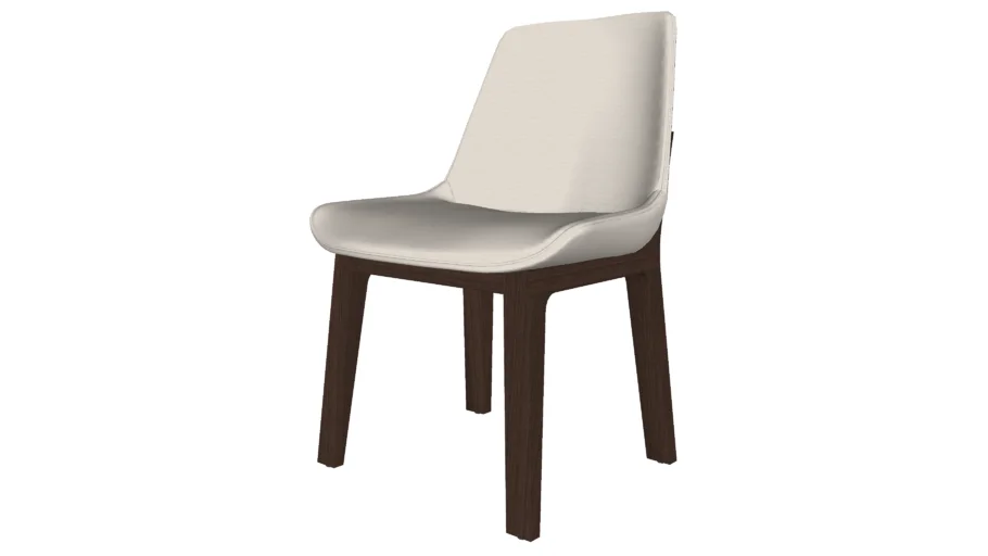 Mercer Dining Chair in Silver Birch Fabric by Modloft