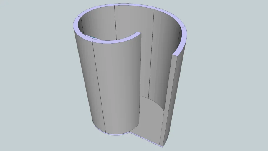 LUX ELEMENTS®- TUB-SD - The curved shower