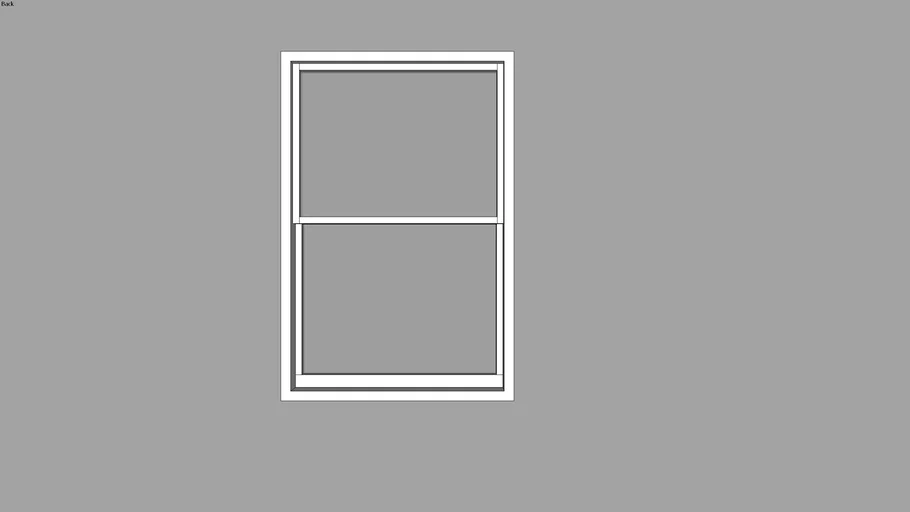 Window For Bed, Study, etc. - 3' x 4'6' ] | 3D Warehouse