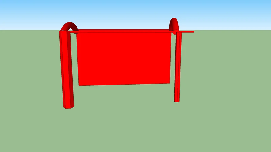 red balcony